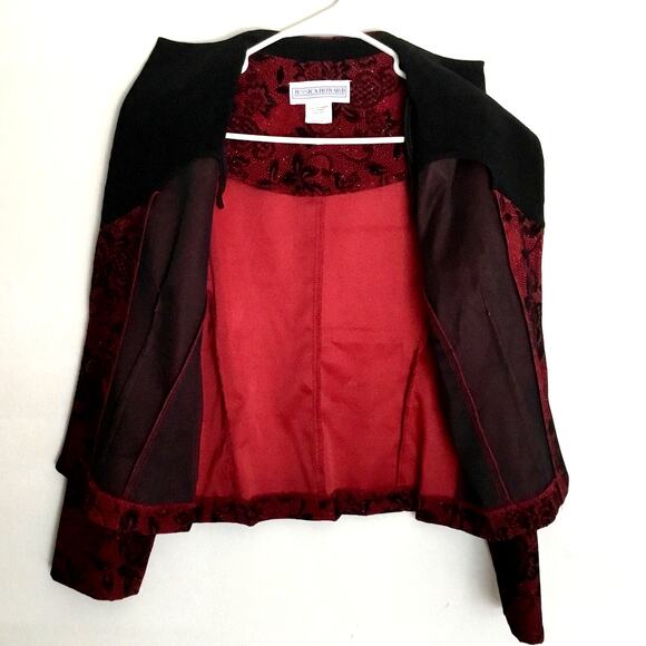 Jessica Howard Cocktail Dressy Red Suits & Suit Separates for Women Sz 14 - Picture 5 of 7